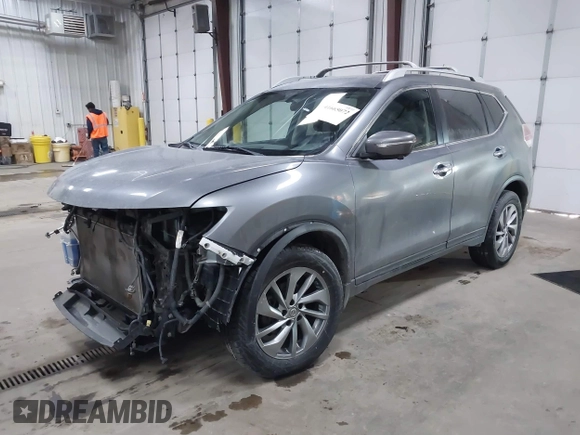 2015 Nissan Rogue SV with VIN 5N1AT2MV8FC846568, listed as a IAAI auction lot 41665072 with 105,841 mi miles. Bid and sale history available at carsss.com. Image 18.