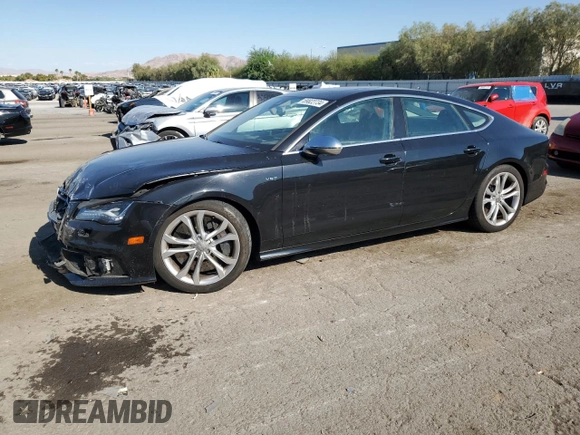 2014 Audi S7 Prestige with VIN WAUW2AFC5EN005147, listed as a Copart auction lot 69822734 with 111,484 mi miles and Salvage Title. Bid and sale history available at carsss.com. Image 1.