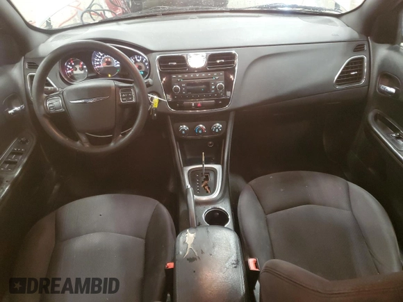 2013 Chrysler 200 LX with VIN 1C3CCBAB2DN671120, listed as a Copart auction lot 42222725 with 144,319 mi miles and Salvage Title. Bid and sale history available at carsss.com. Image 8.