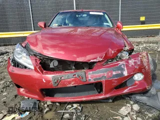 2011 Lexus IS 250 C with VIN JTHFF2C28B2515559, listed as a Copart auction lot 47809825 with 151,037 mi miles and Salvage title. Bid and sale history available at DreamBid. Image 5.