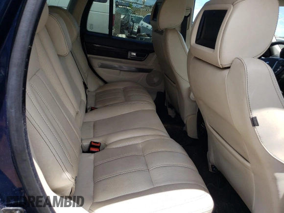 2011 Land Rover Range Rover Sport HSE Lux with VIN SALSK2D43BA288307, listed as a Copart auction lot 61456234 with Not provided miles and Salvage title. Bid and sale history available at DreamBid. Image 10.