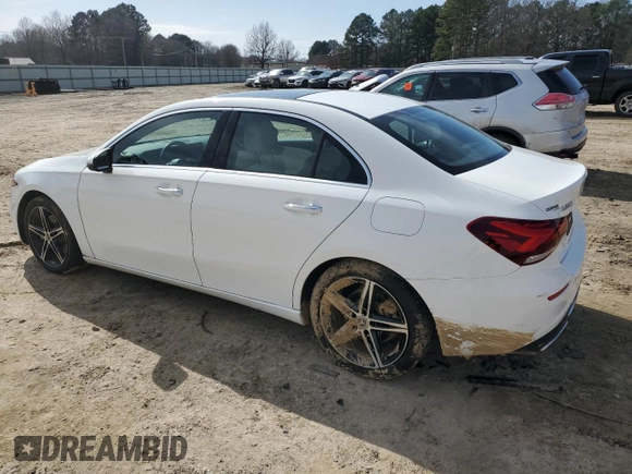 2022 Mercedes-Benz A 220 with VIN W1K3G4EB0NJ349774, listed as a Copart auction lot 45664385 with 18,779 mi miles and Salvage Title. Bid and sale history available at DreamBid. Image 2.