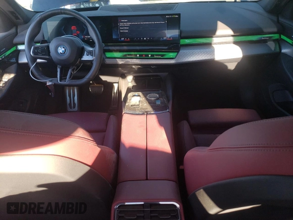 2024 BMW i5 eDrive40 with VIN WBY33FK03RCR92861, listed as a Copart auction lot 88443755 with 13,138 mi miles and Salvage title. Bid and sale history available at DreamBid. Image 8.