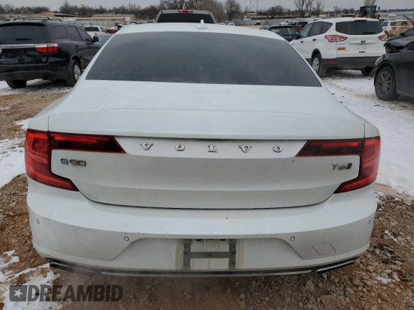 2017 Volvo S90 Momentum with VIN YV1A22MK6H1011610, listed as a Copart auction lot 45763285 with 134,657 mi miles and Salvage Title. Bid and sale history available at carsss.com. Image 6.