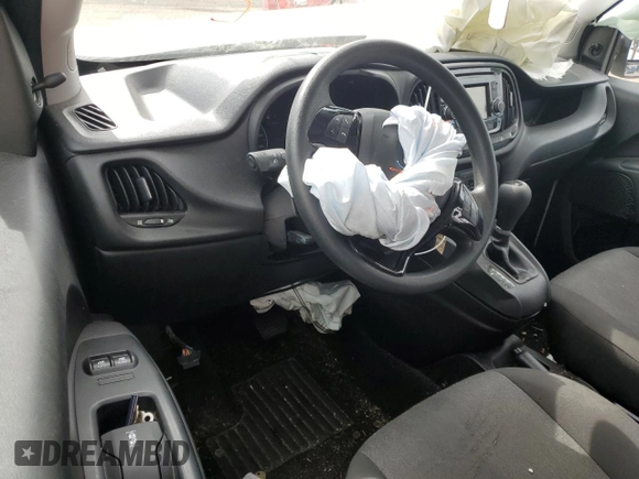 2022 Ram ProMaster City Cargo Tradesman with VIN ZFBHRFAB1N6X35444, listed as a Copart auction lot 71924654 with Not Provided miles and Salvage Title. Bid and sale history available at DreamBid. Image 8.