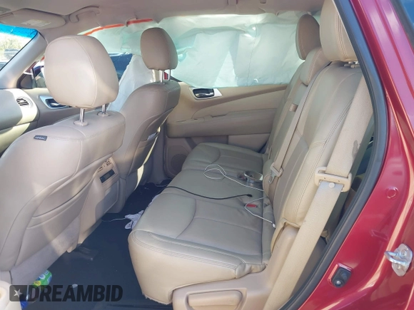 2016 Nissan Pathfinder S with VIN 5N1AR2MN7GC600949, listed as a IAAI auction lot 41261906 with 173,787 mi miles and . Bid and sale history available at DreamBid. Image 8.