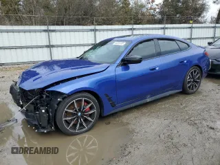 2024 BMW 4 Series M440i with VIN WBA63AW01RFR21066, listed as a Copart auction lot 44224145 with 12,943 mi miles and Salvage Title. Bid and sale history available at carsss.com. Image 1.