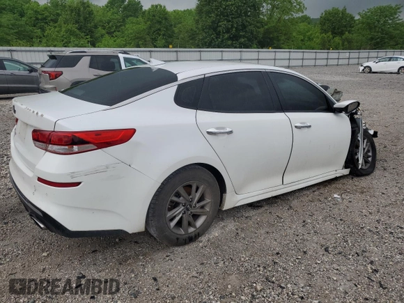 2020 Kia Optima LX with VIN 5XXGT4L34LG386430, listed as a Copart auction lot 54938095 with 102,621 mi miles and Clean title. Bid and sale history available at DreamBid. Image 3.