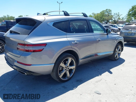 2024 Genesis GV80 with VIN KMUHBDSB7RU164027, listed as a IAAI auction lot 41847987 with 20,092 mi miles and . Bid and sale history available at DreamBid. Image 4.