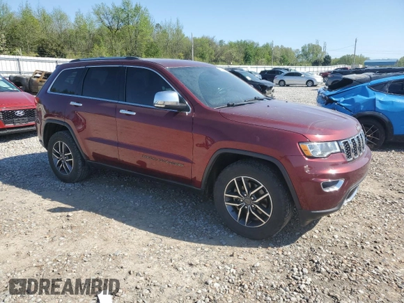 2019 Jeep Grand Cherokee Limited z VIN 1C4RJEBG7KC656743, wystawiony jako Copart lot #52202455 z przebiegiem 85 273 mil mil oraz Szkoda całkowita • Salvage title. Historia ofert i sprzedaży dostępna na DreamBid. Obrazek 4.