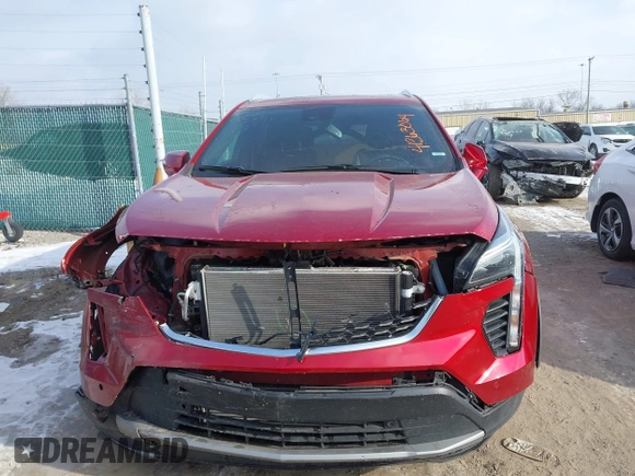 2021 Cadillac XT4 FWD Premium Luxury with VIN 1GYFZCR44MF019607, listed as a IAAI auction lot 41363064 with 24,364 mi miles. Bid and sale history available at carsss.com. Image 12.
