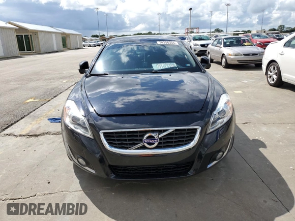 2012 Volvo C70 T5 with VIN YV1672MC3CJ130059, listed as a Copart auction lot 74256304 with 23,905 mi miles and Non Repairable. Bid and sale history available at carsss.com. Image 5.