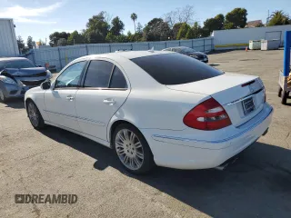 2007 Mercedes-Benz E-Class 3.5L with VIN WDBUF56X87B132731, listed as a Copart auction lot 47575365 with 106,789 mi miles and Salvage Title. Bid and sale history available at carsss.com. Image 2.