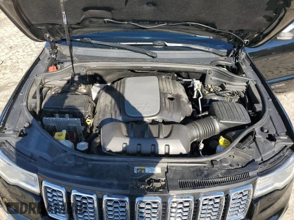 2017 Jeep Grand Cherokee Overland with VIN 1C4RJFCT3HC755960, listed as a Copart auction lot 52268895 with 99,998 mi miles and Salvage title. Bid and sale history available at DreamBid. Image 12.