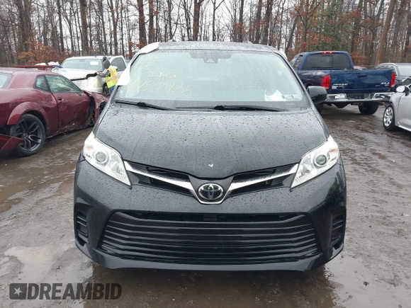 2019 Toyota Sienna LE Auto Access Seat with VIN 5TDKZ3DC6KS988342, listed as a IAAI auction lot 41456926 with 91,799 mi miles and . Bid and sale history available at DreamBid. Image 12.