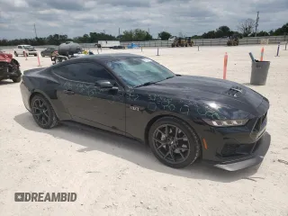 2024 Ford Mustang GT with VIN 1FA6P8CF9R5422701, listed as a Copart auction lot 53129985 with 11,027 mi miles and Clean title. Bid and sale history available at DreamBid. Image 4.