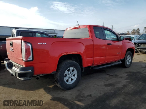 2016 GMC Canyon 4WD SLE with VIN 1GTH6BE35G1153171, listed as a Copart auction lot 46257205 with 11,608 mi miles and Salvage Title. Bid and sale history available at carsss.com. Image 3.
