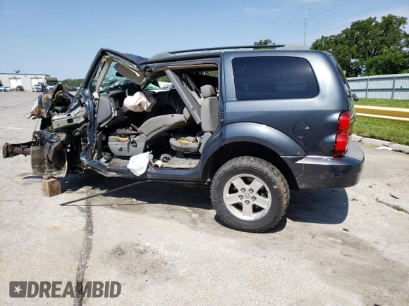 2008 Dodge Durango SLT with VIN 1D8HB48N78F148175, listed as a Copart auction lot 57434943 with Not provided miles and Non repairable. Bid and sale history available at DreamBid. Image 2.
