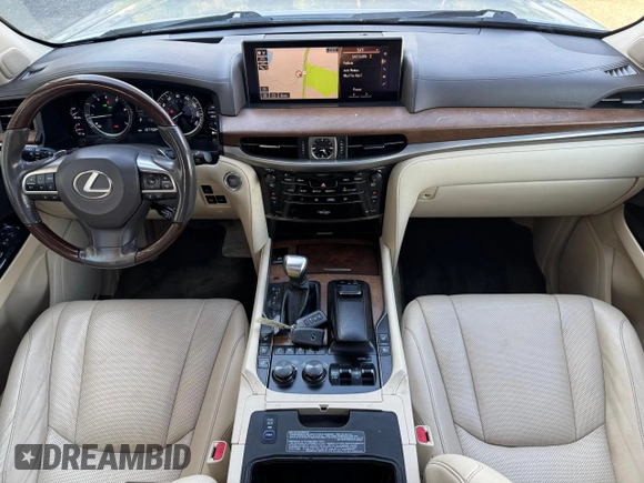 2016 Lexus LX 570 with VIN JTJHY7AX4G4198811, listed as a Copart auction lot 64898475 with 107,759 mi miles and Clean title. Bid and sale history available at DreamBid. Image 9.