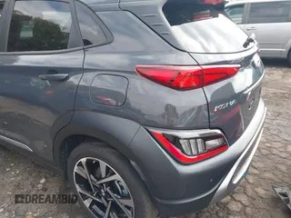 2023 Hyundai Kona Limited with VIN KM8K53A35PU010834, listed as a IAAI auction lot 40705536 with 29,459 mi miles. Bid and sale history available at carsss.com. Image 3.