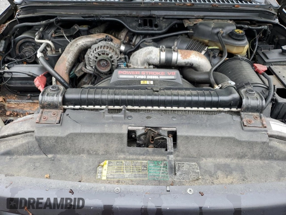 2004 Ford F-350 XL with VIN 1FTSW31P24EA36530, listed as a Copart auction lot 55257775 with 287,608 mi miles and Clean title. Bid and sale history available at DreamBid. Image 11.