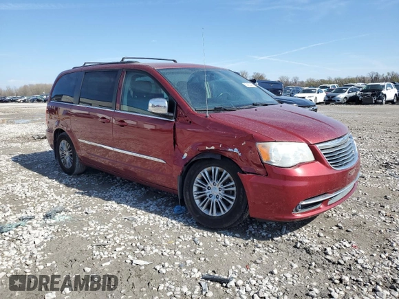 2013 Chrysler Town & Country Touring L with VIN 2C4RC1CG6DR559514, listed as a Copart auction lot 50955445 with 174,611 mi miles and Salvage Title. Bid and sale history available at DreamBid. Image 4.