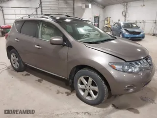 2009 Nissan Murano SL with VIN JN8AZ18W99W207669, listed as a IAAI auction lot 41783236 with 175,141 mi miles. Bid and sale history available at carsss.com. Image 1.