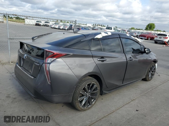 2018 Toyota Prius Two z VIN JTDKARFU7J3545438, wystawiony jako Copart lot #54608925 z przebiegiem 187 335 mil mil oraz Szkoda całkowita • Salvage title. Historia ofert i sprzedaży dostępna na DreamBid. Obrazek 3.
