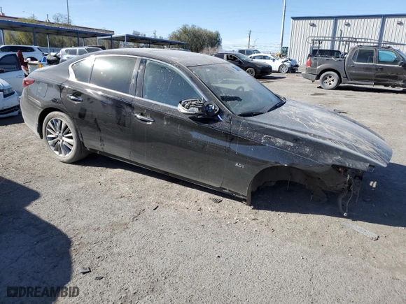 2019 Infiniti Q50 3.0t LUXE with VIN JN1EV7AP2KM543022, listed as a Copart auction lot 44221105 with 31,620 mi miles and Salvage Title. Bid and sale history available at carsss.com. Image 4.