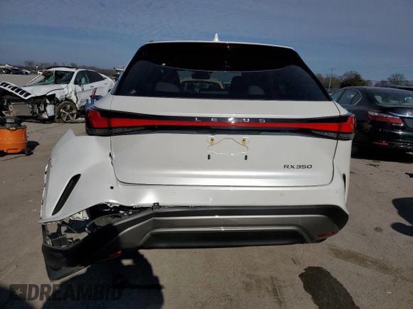 2024 Lexus RX 350 z VIN JTJCHMAA6R2016769, wystawiony jako Copart lot #87454404 z przebiegiem 16 804 mil mil oraz Szkoda całkowita • Salvage title. Historia ofert i sprzedaży dostępna na DreamBid. Obrazek 6.
