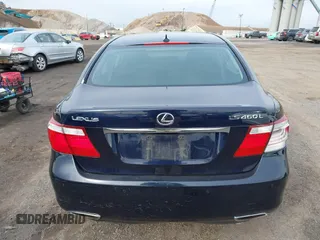 2008 Lexus LS LWB with VIN JTHGL46F785021269, listed as a IAAI auction lot 41882714 with 123,534 mi miles. Bid and sale history available at carsss.com. Image 16.