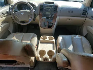 2007 Kia Sedona EX with VIN KNDMB233976173357, listed as a Copart auction lot 75049784 with 213,508 mi miles and Salvage Title. Bid and sale history available at carsss.com. Image 8.