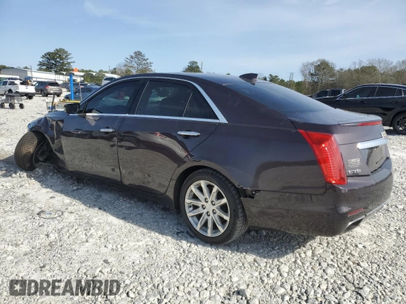 2015 Cadillac CTS Luxury RWD with VIN 1G6AR5SX8F0105026, listed as a Copart auction lot 47985555 with 105,745 mi miles and Salvage Title. Bid and sale history available at DreamBid. Image 2.