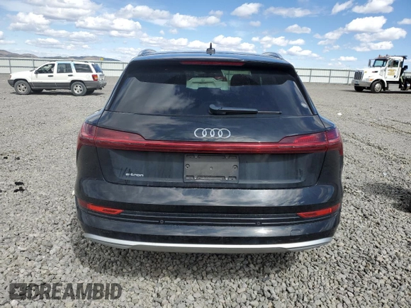 2019 Audi e-tron Premium Plus z VIN WA1LABGE1KB021741, wystawiony jako Copart lot #54774875 z przebiegiem 80 489 mil mil oraz Szkoda całkowita • Salvage title. Historia ofert i sprzedaży dostępna na DreamBid. Obrazek 6.