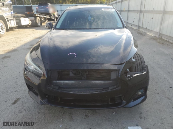 2017 Infiniti Q50 2.0t with VIN JN1CV7AP9HM641030, listed as a Copart auction lot 84625504 with NaN miles and Salvage Title. Bid and sale history available at carsss.com. Image 5.