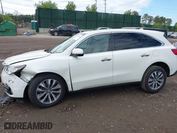 2016 Acura MDX Technology z VIN 5FRYD4H47GB040270, wystawiony jako IAAI lot #42196645 z przebiegiem 72 100 mil mil oraz . Historia ofert i sprzedaży dostępna na DreamBid. Obrazek 14.