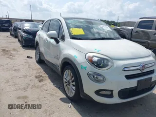 2016 FIAT 500X Lounge with VIN ZFBCFXDT0GP498956, listed as a IAAI auction lot 42320698 with 97,586 mi miles and . Bid and sale history available at DreamBid. Image 1.