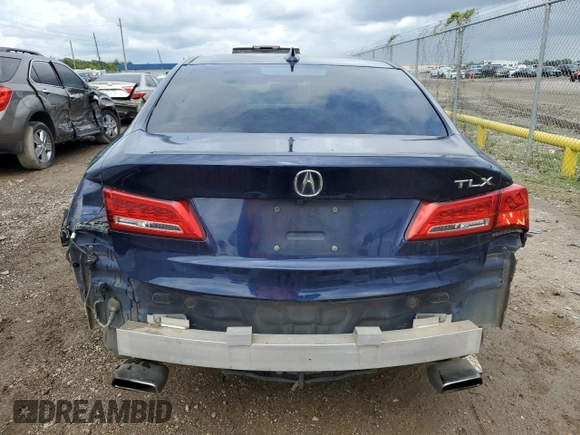 2020 Acura TLX with VIN 19UUB2F34LA002696, listed as a Copart auction lot 69750294 with 128,012 mi miles and Salvage Title. Bid and sale history available at carsss.com. Image 6.
