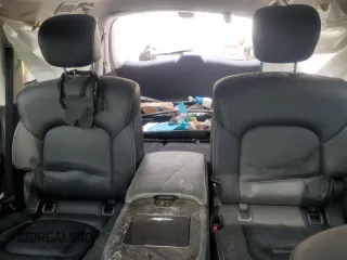 2024 Infiniti QX80 LUXE with VIN JN8AZ2AF9R9765097, listed as a Copart auction lot 70143504 with 15,085 mi miles and Non Repairable. Bid and sale history available at carsss.com. Image 10.