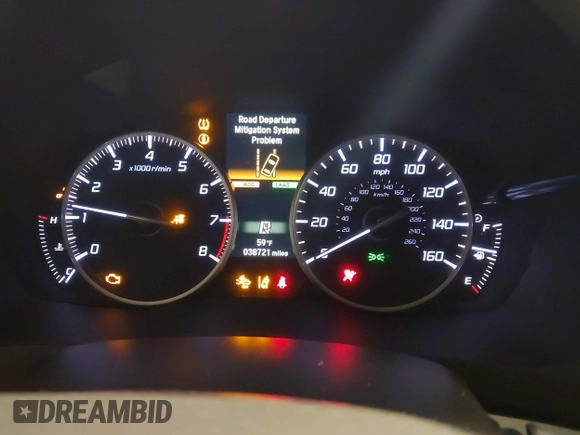 2019 Acura ILX Premium with VIN 19UDE2F76KA007150, listed as a IAAI auction lot 42065253 with 38,721 mi miles and . Bid and sale history available at DreamBid. Image 7.
