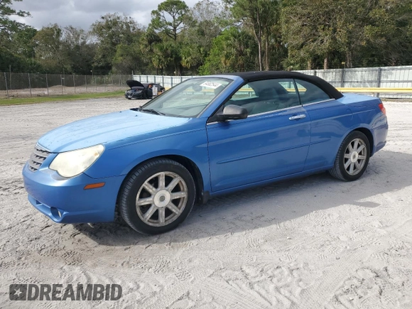 2008 Chrysler Sebring Limited with VIN 1C3LC65M88N231878, listed as a Copart auction lot 84882544 with 111,318 mi miles and Clean Title. Bid and sale history available at carsss.com. Image 1.