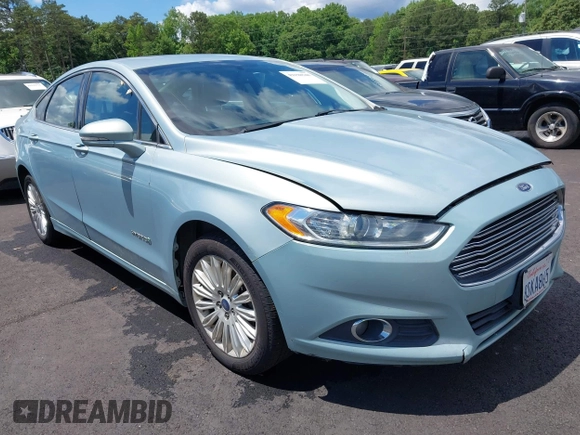 2014 Ford Fusion SE Hybrid with VIN 3FA6P0LU7ER154559, listed as a IAAI auction lot 42198548 with 244,630 mi miles. Bid and sale history available at carsss.com. Image 1.