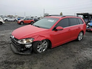 2015 Volkswagen Golf SportWagen TDI SEL with VIN 3VWCA7AU5FM510223, listed as a Copart auction lot 80114794 with 85,654 mi miles and Salvage Title. Bid and sale history available at carsss.com. Image 1.
