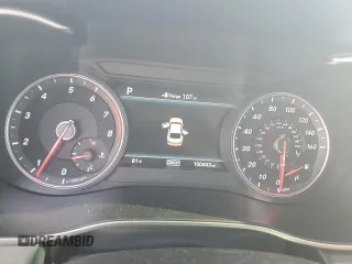 2019 Genesis G70 2.0T Advanced with VIN KMTG34LA5KU030769, listed as a Copart auction lot 48189325 with 100,443 mi miles and Salvage Title. Bid and sale history available at carsss.com. Image 9.