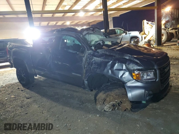 2021 GMC Canyon 2WD Elevation with VIN 1GTG5CEN0M1213178, listed as a Copart auction lot 41433195 with 0 mi miles and Salvage Title. Bid and sale history available at carsss.com. Image 4.
