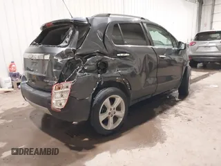 2016 Chevrolet Trax LTZ with VIN 3GNCJRSB1GL123615, listed as a IAAI auction lot 41232062 with 8,500 mi miles. Bid and sale history available at carsss.com. Image 4.