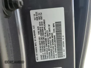 2020 Honda Odyssey Elite with VIN 5FNRL6H91LB023846, listed as a Copart auction lot 48240135 with 92,400 mi miles and Salvage title. Bid and sale history available at DreamBid. Image 15.