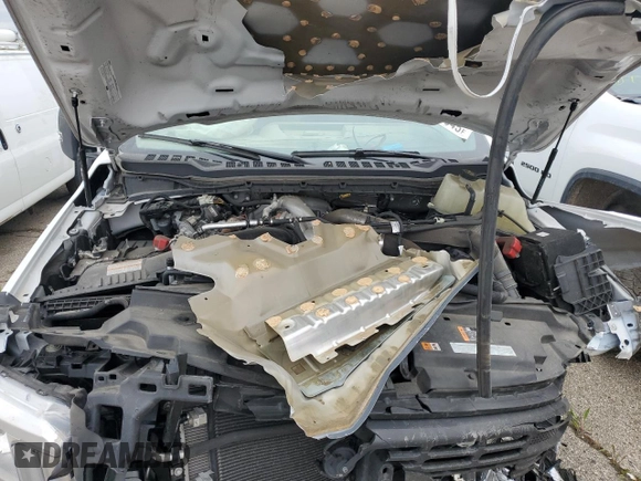 2023 Ford F-250 XL with VIN 1FT7W2BT0PEC14967, listed as a Copart auction lot 58661045 with 42,979 mi miles and Salvage title. Bid and sale history available at DreamBid. Image 11.