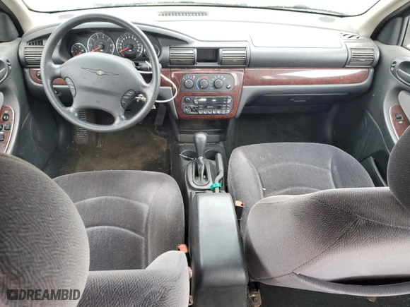 2001 Chrysler Sebring LX with VIN 1C3EL46X71N656634, listed as a Copart auction lot 75848074 with 122,718 mi miles and Clean Title. Bid and sale history available at carsss.com. Image 8.