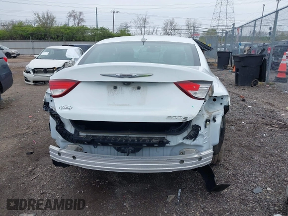 2016 Chrysler 200 S with VIN 1C3CCCBB0GN105093, listed as a IAAI auction lot 41976905 with 105,774 mi miles. Bid and sale history available at carsss.com. Image 6.